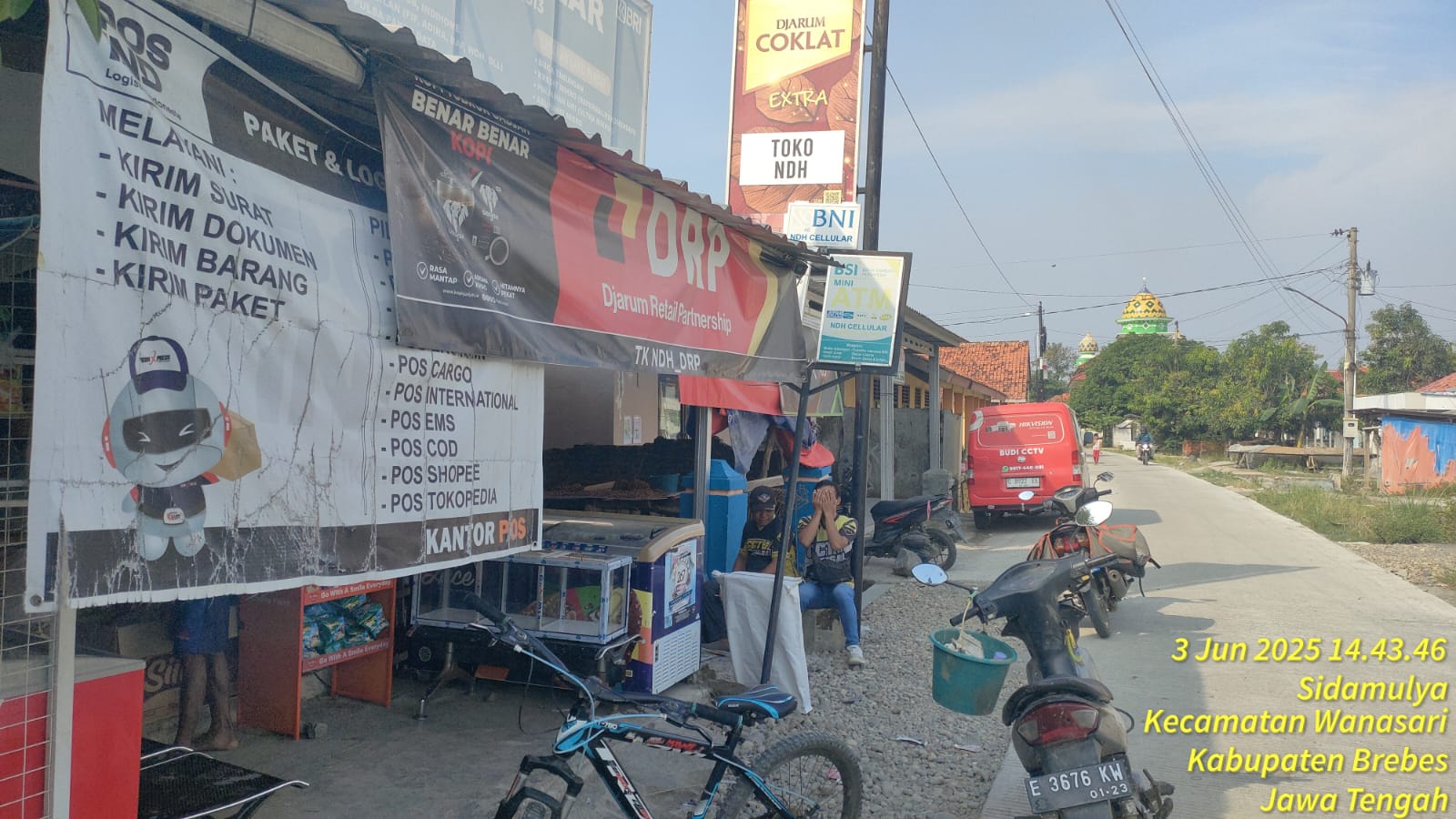 PENAMBAHAN KAMERA HILOOK 4 CHANNEL DI NDH CELL, KEC. WANASARI, KAB. BREBES