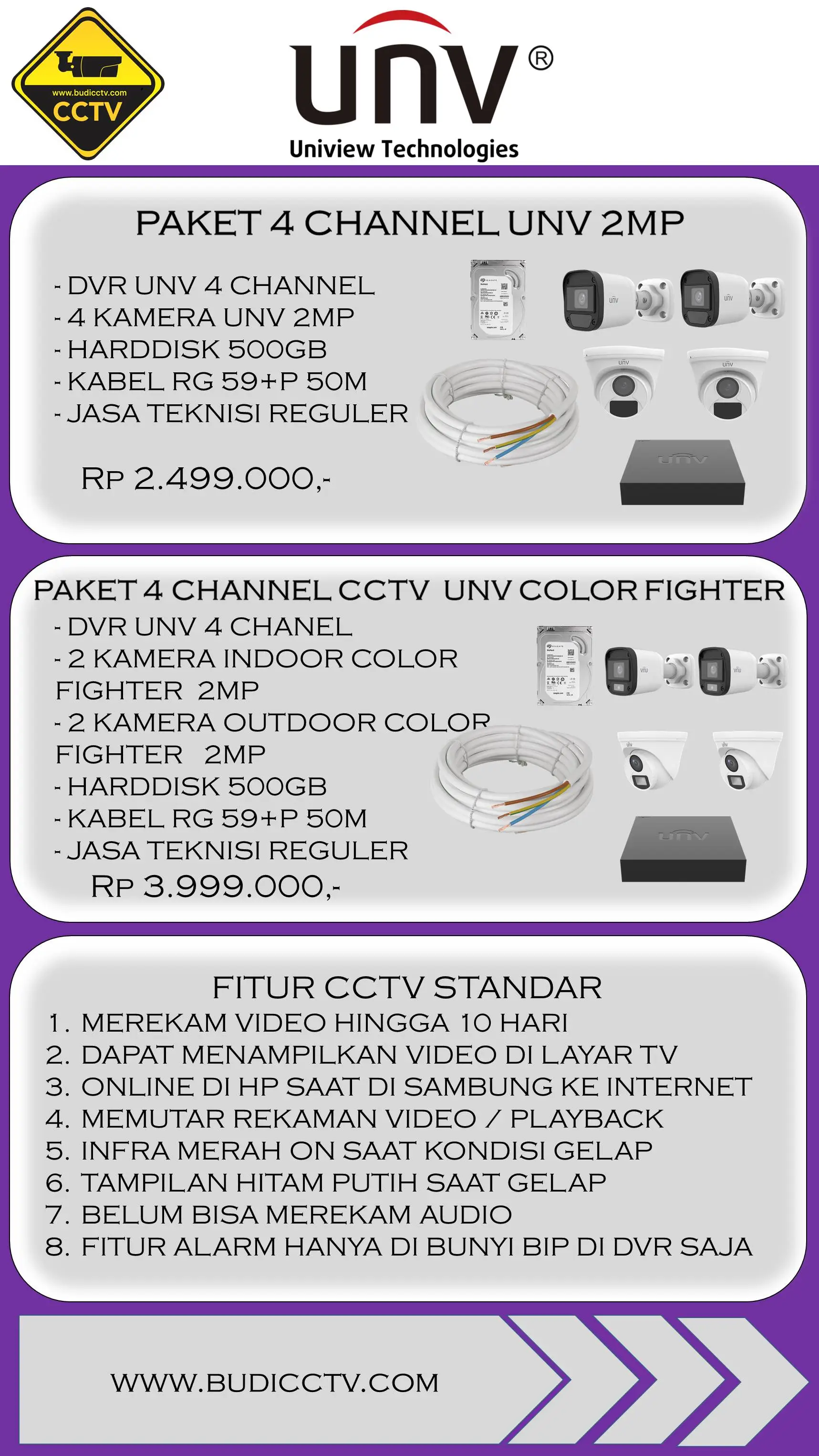 Brosur Harga 9 - Budi CCTV