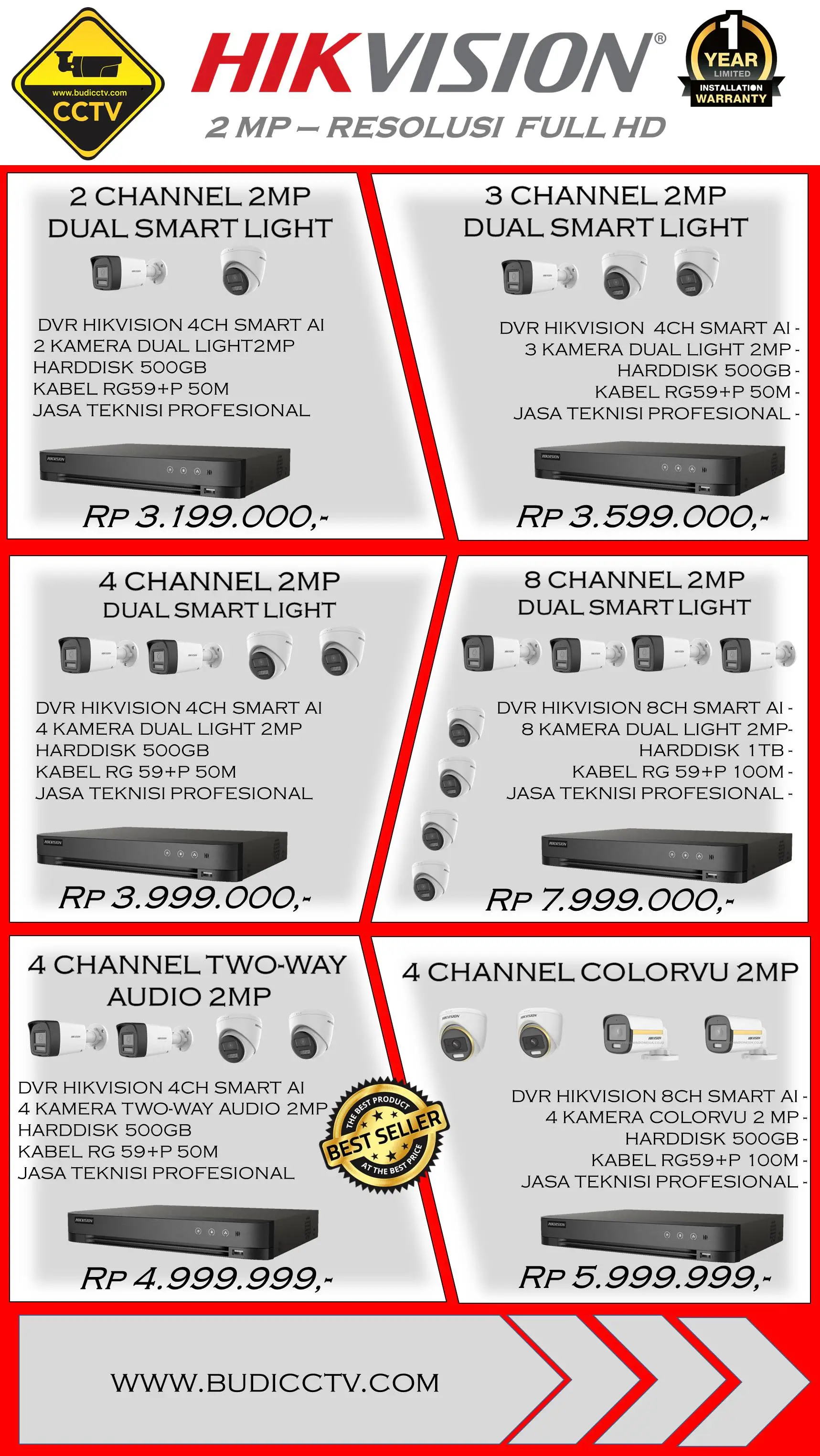 Brosur Harga 1 - Budi CCTV