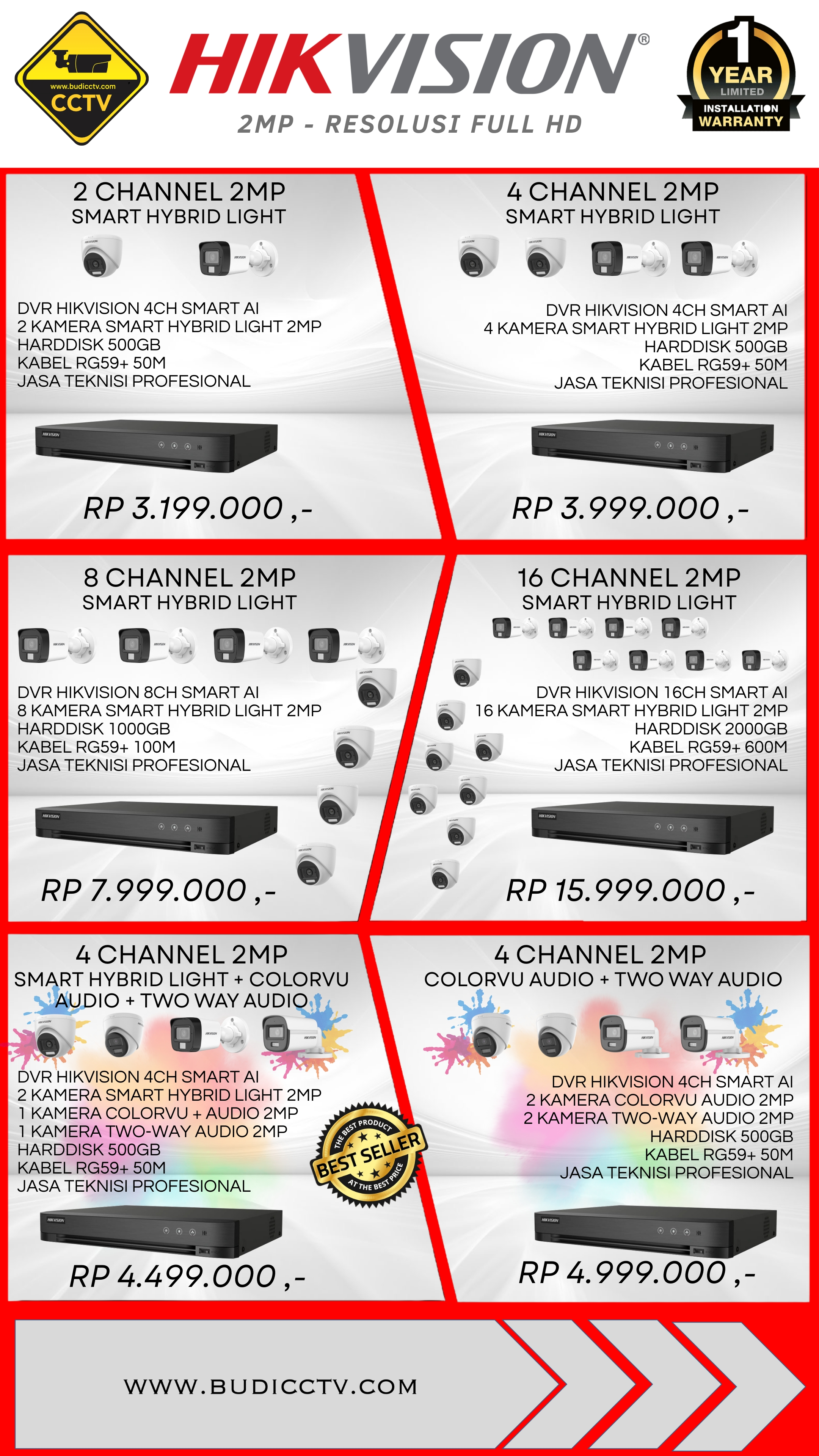 Brosur Harga 1 - Budi CCTV
