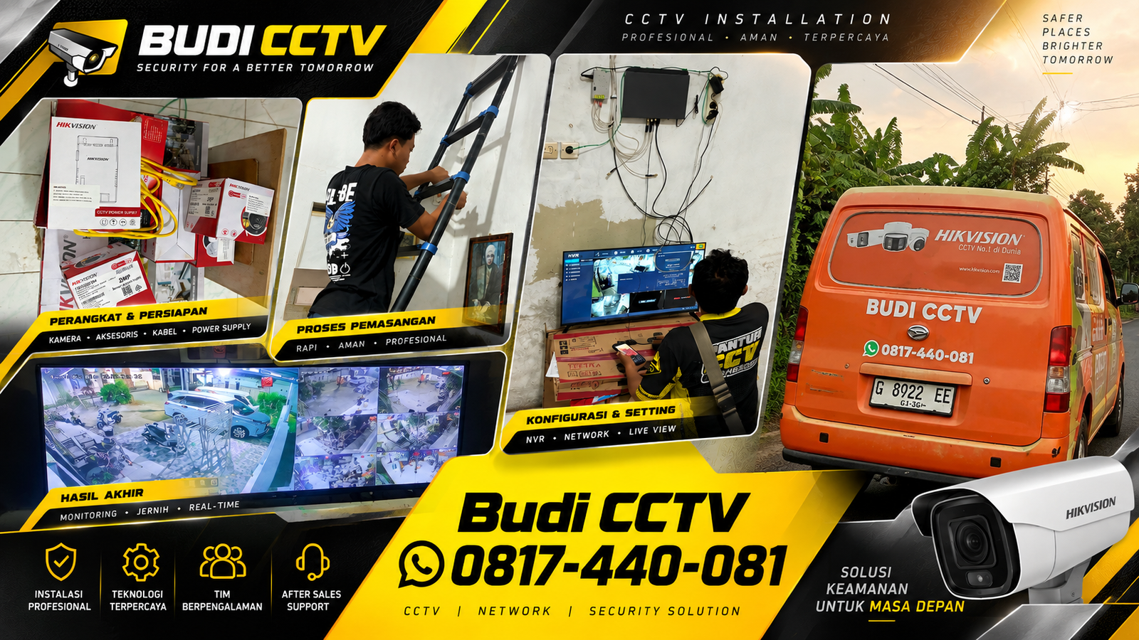 Instalasi CCTV Hikvision di Gudang Tegal, Stabilitas Sistem