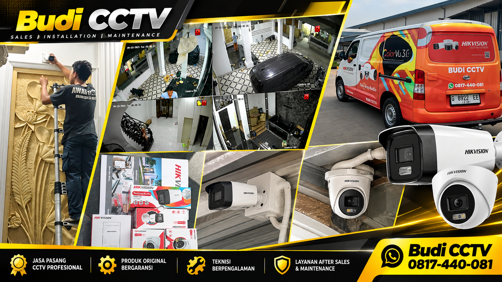 Instalasi CCTV Hikvision di Tegal untuk Rumah Tinggal dengan Fitur Berbagi Akses Pemantauan