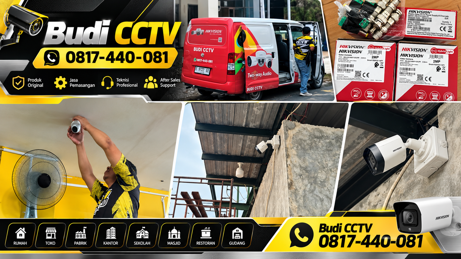 Pemasangan CCTV Hikvision di Tegal untuk Gudang dengan Penerapan Teknologi Pengawasan Modern
