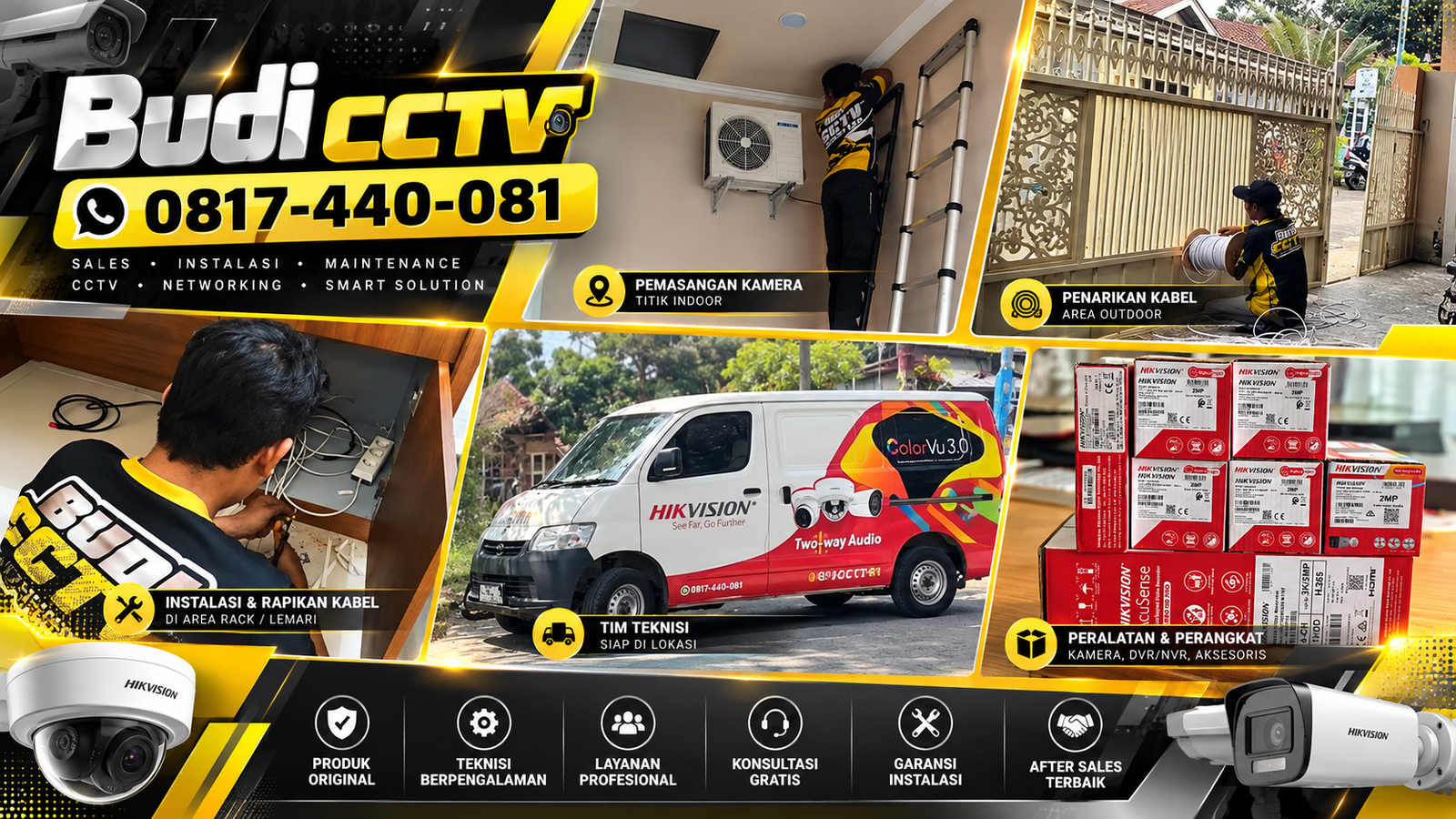 CCTV Hikvision Tegal Penanganan Kamera Offline bersama Budi CCTV