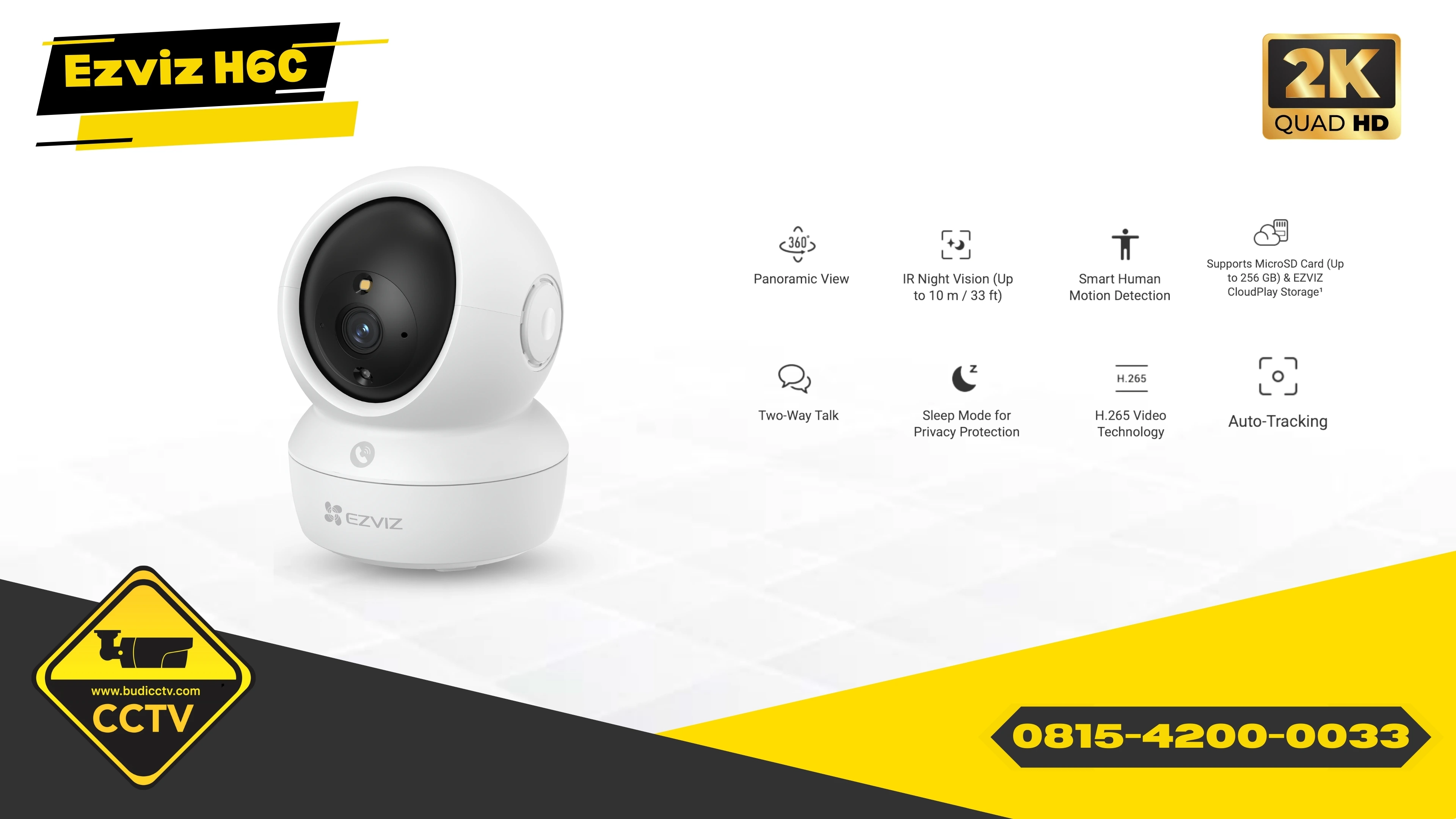 Ingin Rumah Lebih Aman? Pasang CCTV WiFi Murah di Tegal dengan EZVIZ H6C