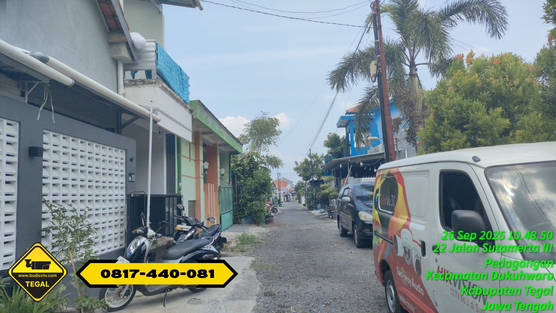 Pasang CCTV di Tegal dengan Sistem Hikvision Smart Hybrid Light oleh Budi CCTV