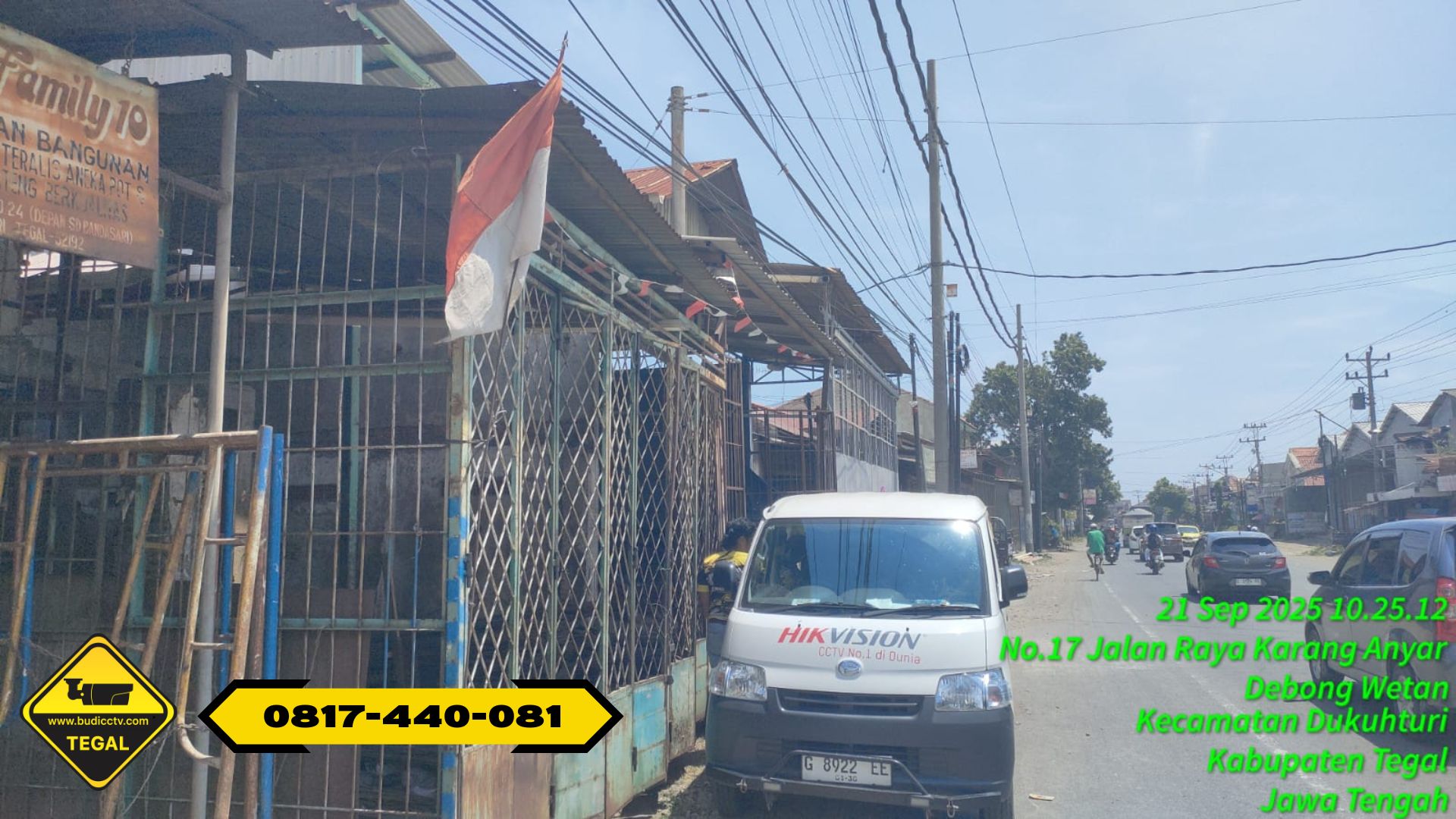 Toko Besi di Dukuhturi Kini Lebih Aman dengan CCTV Hikvision 5MP dari Budi CCTV