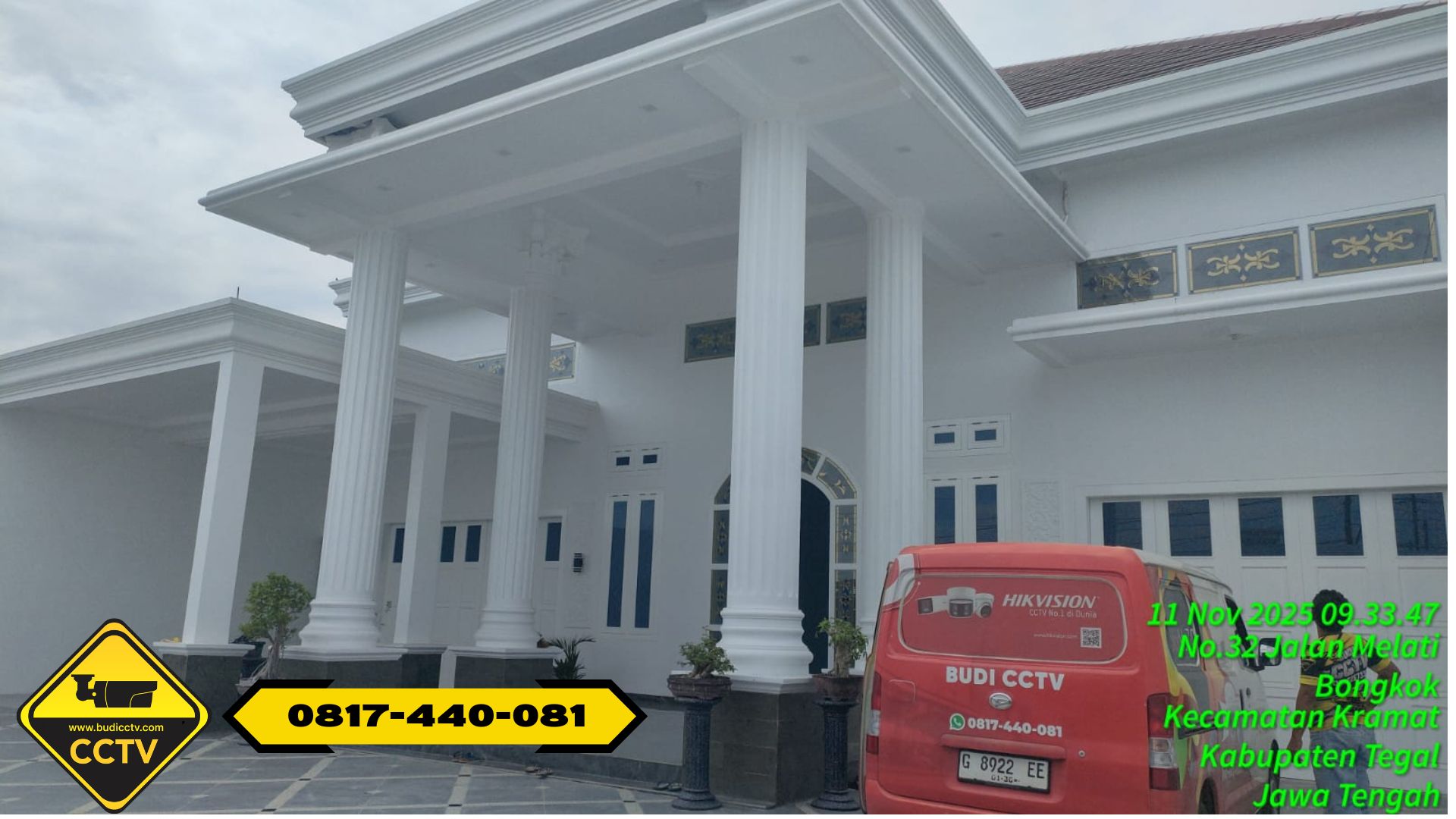 Pemasangan Hikvision 8 Channel di Rumah Bongkok Tegal oleh Budi CCTV