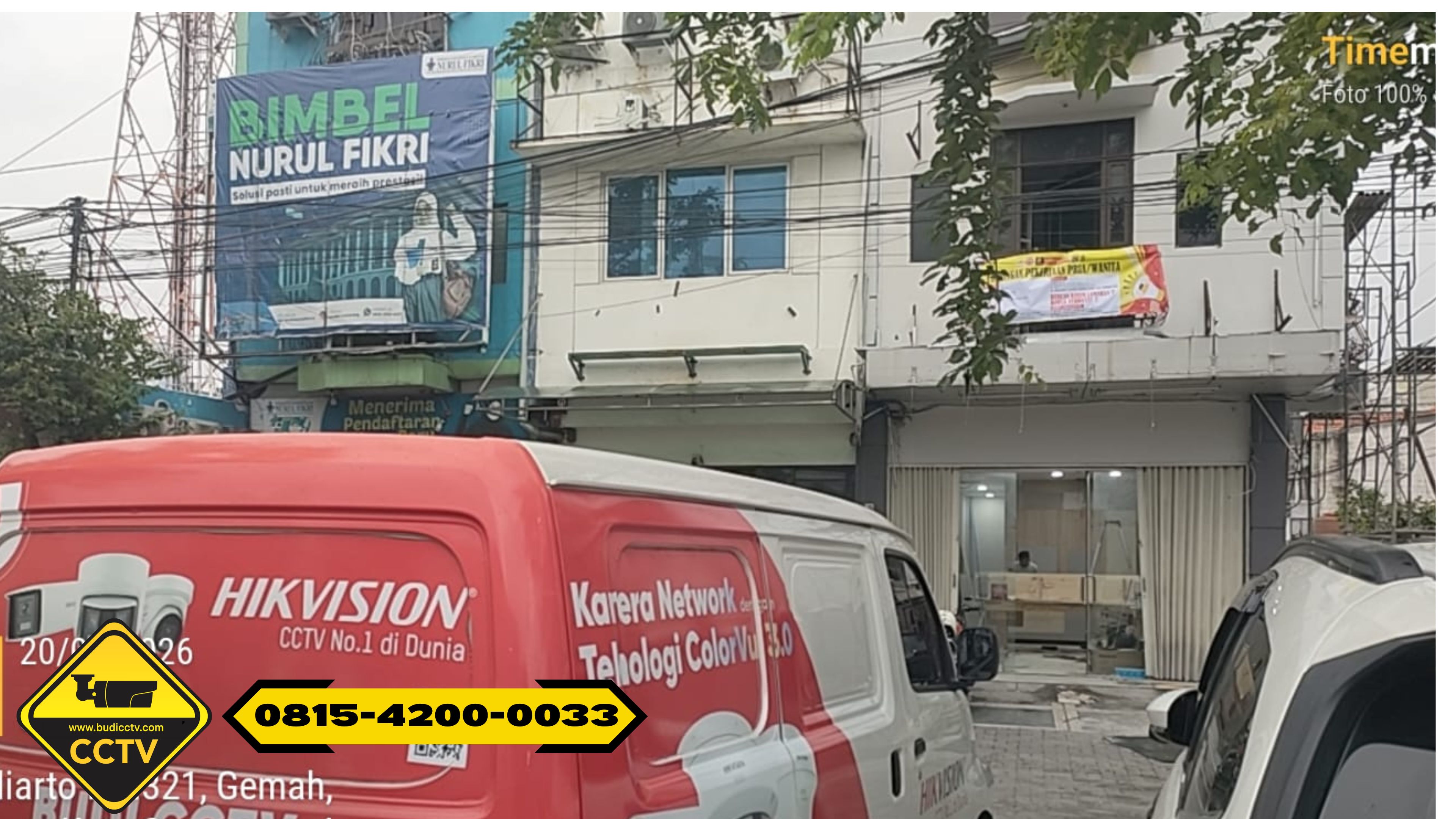 Pemasangan CCTV Hikvision 4 Channel 2MP Smart Hybrid Light + ColorVu Audio + Two-Way Audio di Rumah Area Grobogan