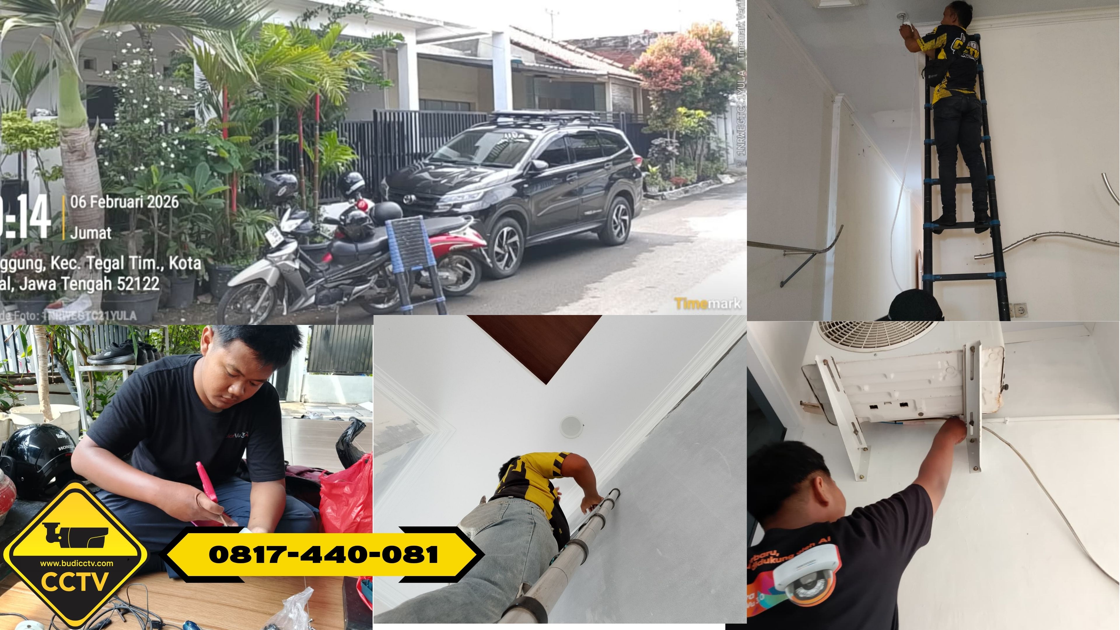 Pasang CCTV Hikvision 4 Channel Smart Hybrid Light 2MP di Rumah Area Dukuhturi