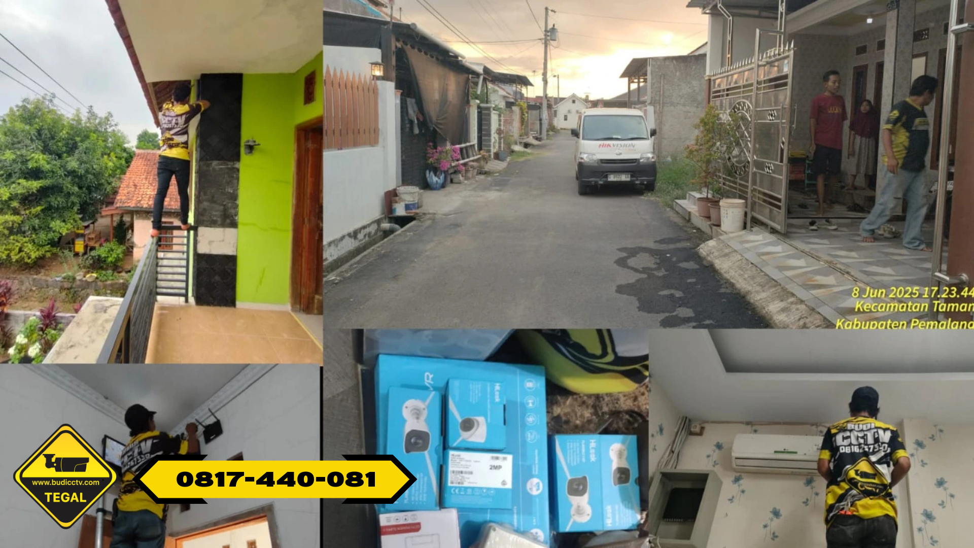 PEMASANGAN &amp; MAINTENANCE CCTV DI PERUMAHAN KEC. HARJAMUKTI, KOTA TEGAL