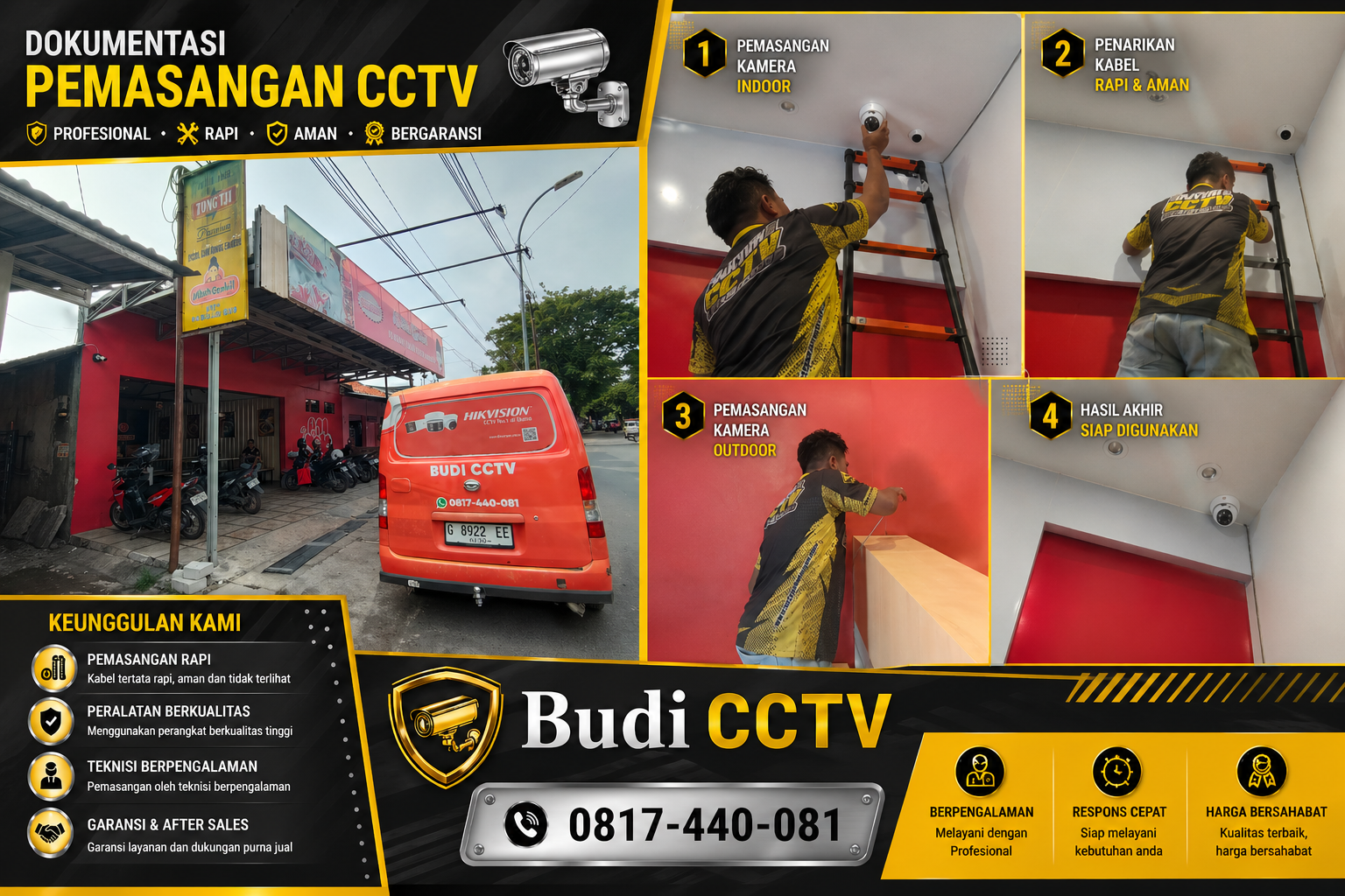 Pasang CCTV untuk Rumah Makan di Tegal, Studi Kasus RM Mbah Gembil