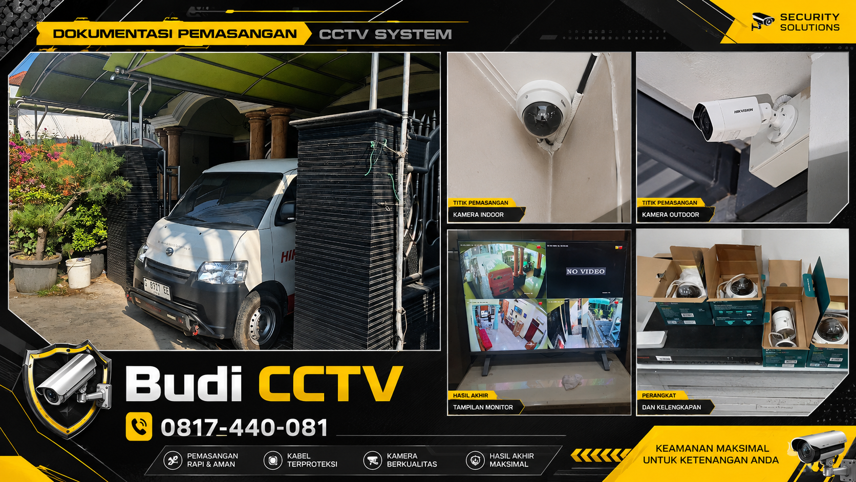 Instalasi CCTV TP-Link VIGI, Kunci Pengawasan Tanpa Blind Spot